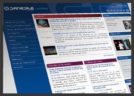 imagen de sitio de Panedile