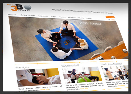 imagen de sitio de Threebalance